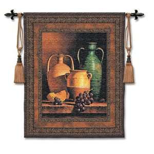  Tapestry Wall Hanging   Jugs on a Ledge [Kitchen]