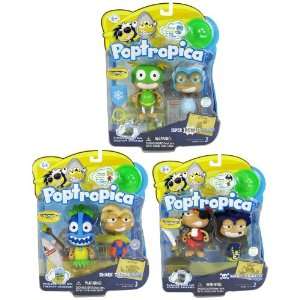 Poptropica 3 Figure 2 Pack Set Of 3 Toys & Games