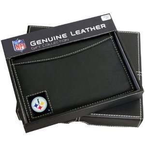    Pittsburgh Steelers Leather Passport Holder: Sports & Outdoors