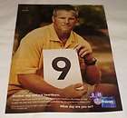   Prilosec OTC ad page ~ BRETT FAVRE ~ Another Day Without Heartburn