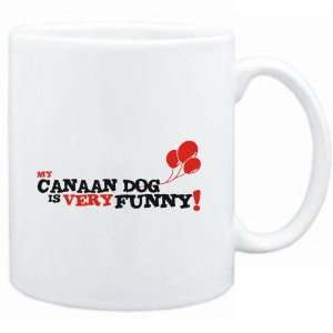    Mug White  MY Canaan Dog IS EVRY FUNNY  Dogs: Sports & Outdoors
