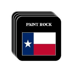 US State Flag   PAINT ROCK, Texas (TX) Set of 4 Mini Mousepad Coasters