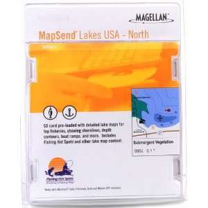   Magellan Lakes USA South Freshwater Map microSD Card GPS & Navigation