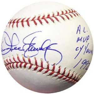  Dennis Lee Eckersley Autographed Stat MLB Baseball PSA/DNA 