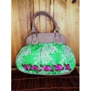  Tickled Pink JANE GR SMALL Small Jane Bag   Green with 