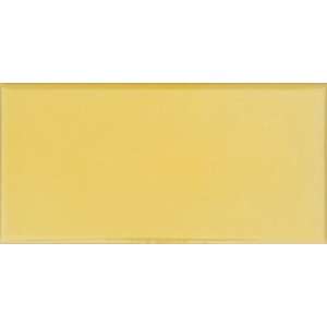 Solistone Hand Painted Field Amarillo 3 x 6 Inch Ceramic Kitchen Wall 