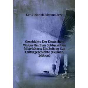   Culturgeschichte (German Edition) Karl Heinrich Edmund Berg Books