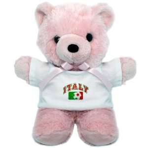   Bear Pink Italy Italian Soccer Grunge   Italian Flag: Everything Else
