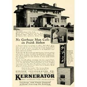  1928 Ad Kerner Incinerator Co Kernerator Frank Holton Home 
