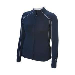  RUSSELL ATHLETIC RPM Piped Jacket Womens   Blackness/White 