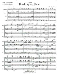 Tuba Quartet: Washington Post March/ Sousa arr. Werden  