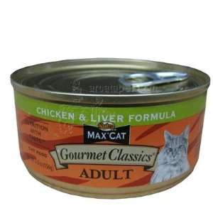  Nutro Max Cat Gourmet Classics Chicken/Liver Cans Ea Pet 