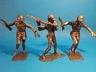 VINTAGE 3 GOLDEN TOY SOLDIERS AMERICAN ARMY WWII LOOSE 