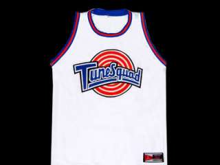 BILL MURRAY TUNE SQUAD SPACE JAM MOVIE JERSEY WHITE NEW ANY SIZE NJA 
