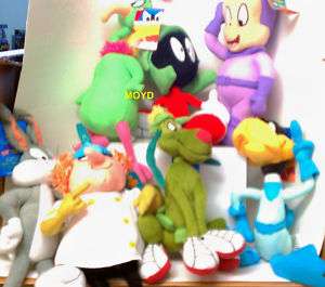 DUCK DODGERS LOT OF 8 PLUSH WARNER BROS. BUGS BUNNY NSS MARVIN MARTIAN 