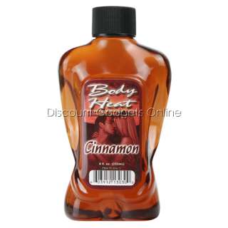 Body Heat Lube Lubricant Warming Massage Lotion OIL (LARGE 8 OZ 