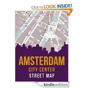 Amsterdam, Netherlands City Center Street Map eReaderMaps  