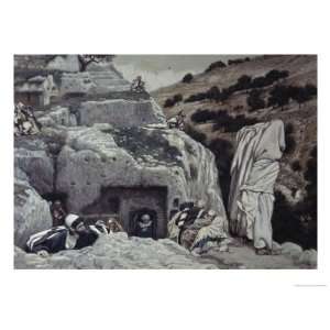 Apostles Hiding in the Valley of Hinnom Giclee Poster Print by James 