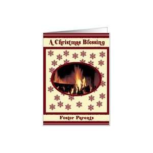 Foster Parents Blessing Christmas Card Card