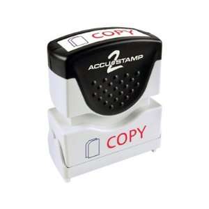  Cosco ACCUSTAMP 2 Shutter Stamp Pre Inked 2 Color Message 
