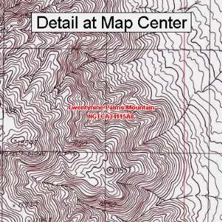  USGS Topographic Quadrangle Map   Twentynine Palms 