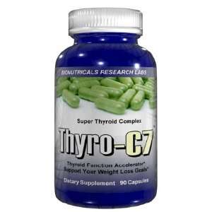  Thyro C7   90 Capsules Thyroid Function Accelerator 