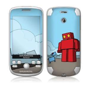   myTouch 3G  EXPLODINGDOG  Red Robot Skin: Cell Phones & Accessories