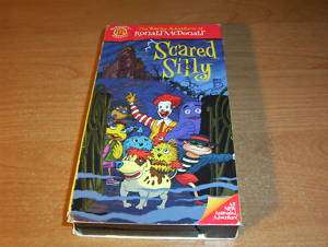 WACKY ADVENTURES RONALD MCDONALD 1 SCARED SILLY VHS  