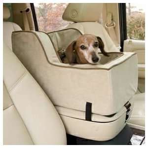  Luxury High Back Console Pet Car Seat   Large/Buckskin 