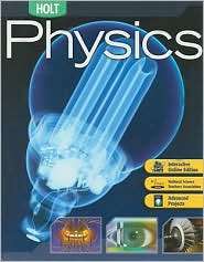 Holt Physics, (0030735483), Holt Rinehart & Winston Staff, Textbooks 