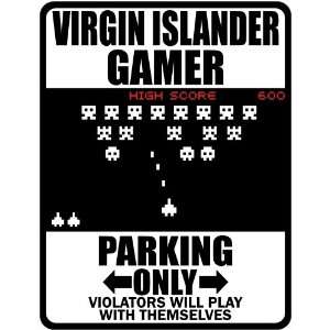 Virgin Islander Gamer   Parking Only ( Invaders Tribute   80S Game 
