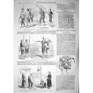 1857 CHINESE TORTURES EXECUTION GAROTTING CRIMINAL 