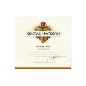  Kendall Jackson Riesling Vintners Reserve 2007 750ML 