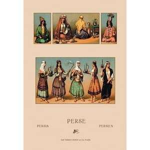  Vintage Art Traditional Dress of Persia #1   12029 0