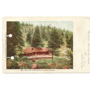  1907 Vintage Postcard Bruin Inn   North Cheyenne Canyon 
