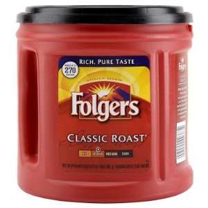 Folgers Classic Ground Coffee   33.9 oz Grocery & Gourmet Food