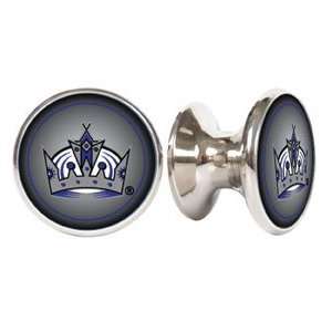 Los Angelos Kings NHL Stainless Steel Cabinet Knobs / Drawer Pulls (2 