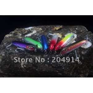  hot 10pcs/12.5g/90mm/mixed colors vmc hooks fishing lure 