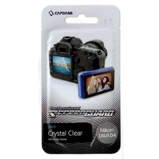 CAPDASE Nikon D4 DSLR LCD Screen Protector Guard Screenguard Film 