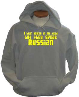 Russian Voices Funny CCCP USSR Communist New Hoodie  