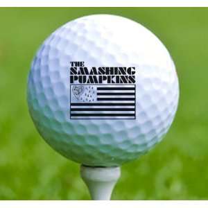  3 x Rock n Roll Golf Balls Smashing Pumkins: Musical 