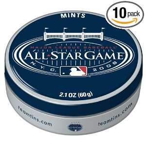   Tins Mints, All Star Game, Master Carton, 2.1 Ounce Tins (Pack of 10