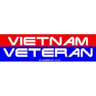  Vietnam Veteran Bumper Sticker Automotive
