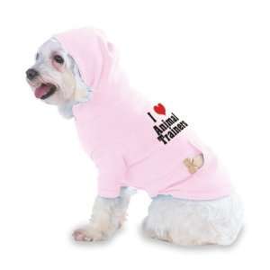  I Love/Heart animal Trainers Hooded (Hoody) T Shirt with 