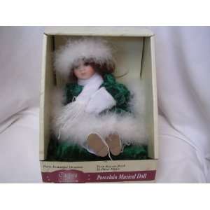  Porcelain Musical Animated Doll ; Christa Collection 
