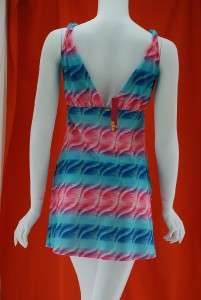 NWT SOFIA by VIX OMBRE HALTER DRESS COVER LARGE  