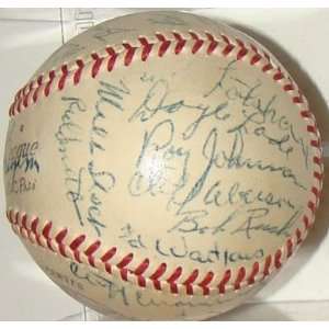   1948 Chicago Cubs Team (29) SIGNED Frick Baseball: Sports & Outdoors