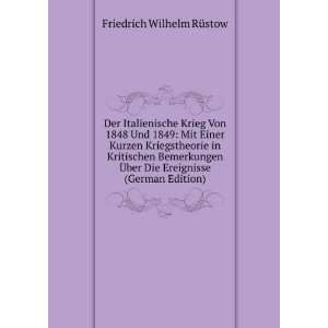   Die Ereignisse (German Edition) Friedrich Wilhelm RÃ¼stow Books