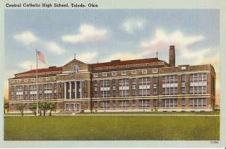 Postcard Central Catholic High School, Toledo, Ohio  