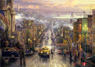  Puzzles 1000 Pieces The Heart of San Francisco / Thomas Kinkade